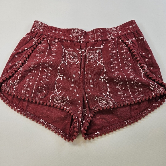 Madewell Pants - Madewell Oahu Cover-Up Shorts in Vintage Red Bandana Size XS X-Small